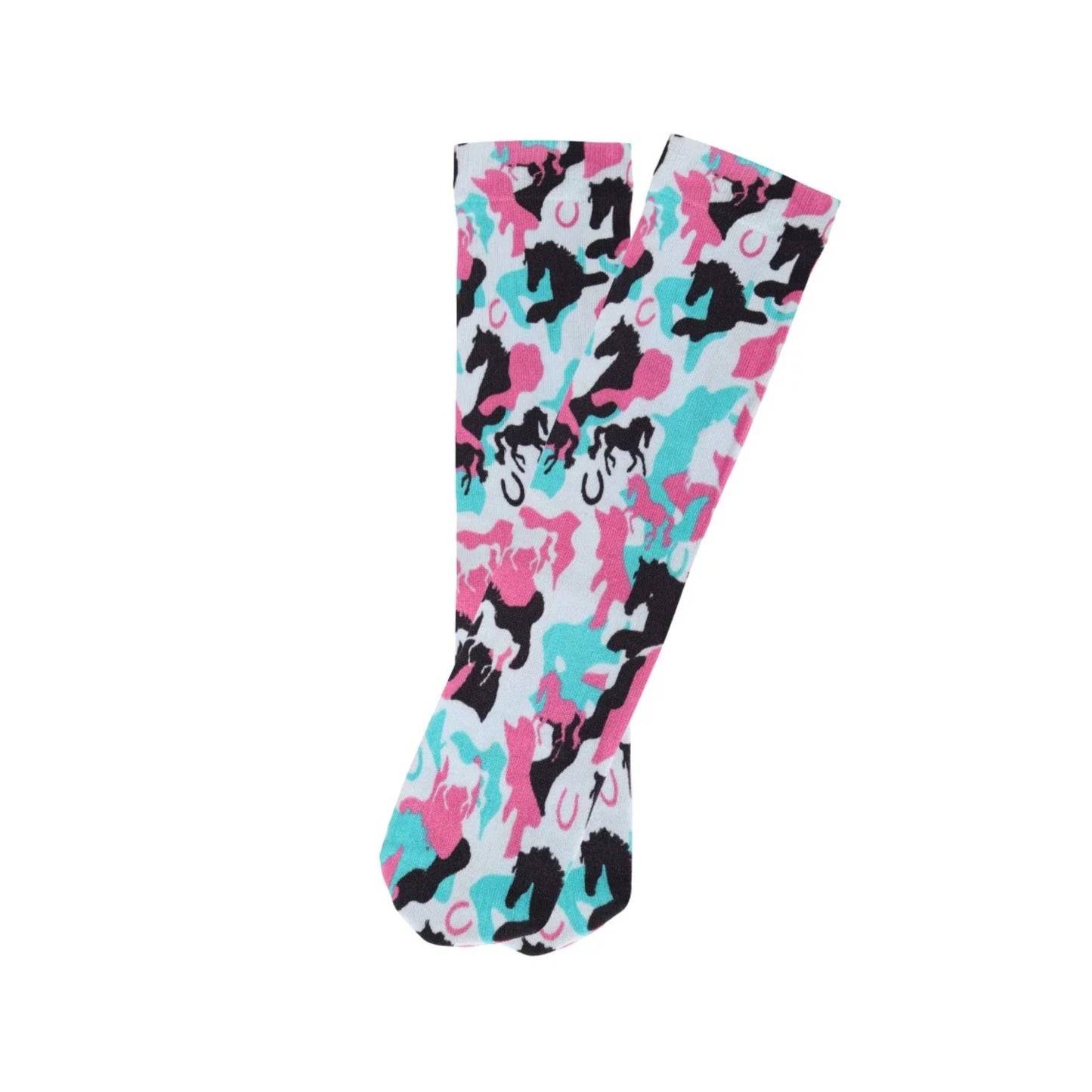 AWST Int'l Ladies Lila Camo Socks