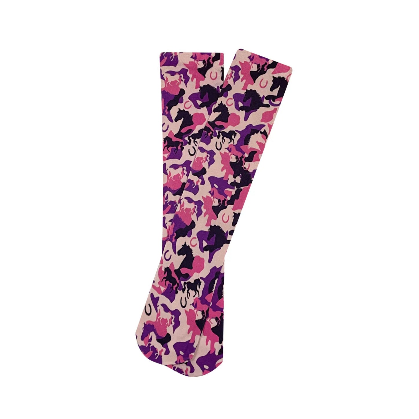AWST Int'l Ladies Lila Camo Socks