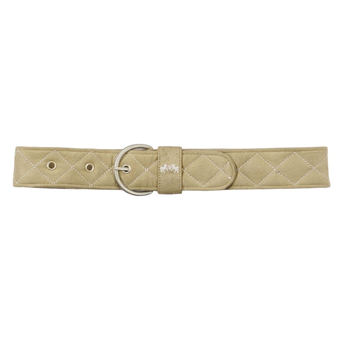 Equine Couture Diamond Quilted Belt With Diagonal Line