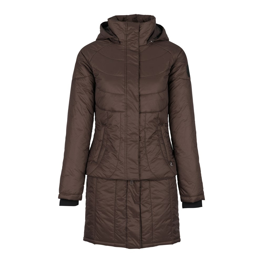 Horze Aurora Womens Padded Parka with Removable Hem