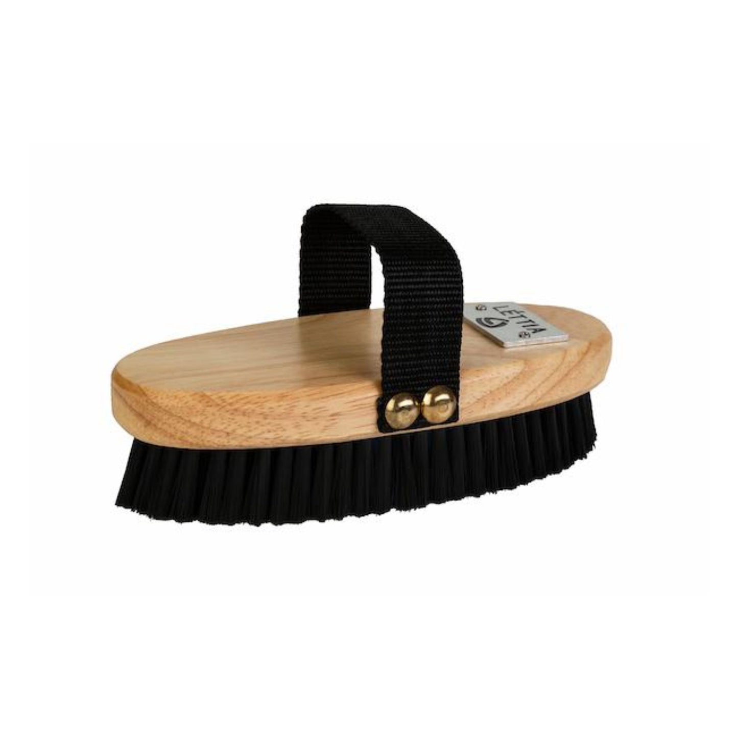 Lettia Wood Backed L7 Logo Brush