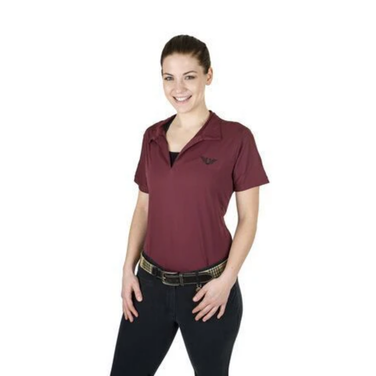 TuffRider Ladies Taylor Short Sleeve Polo Shirt