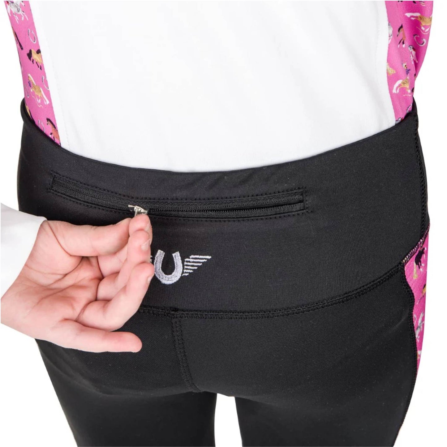 Tuffrider Children's Puff Ponies Printed Tights