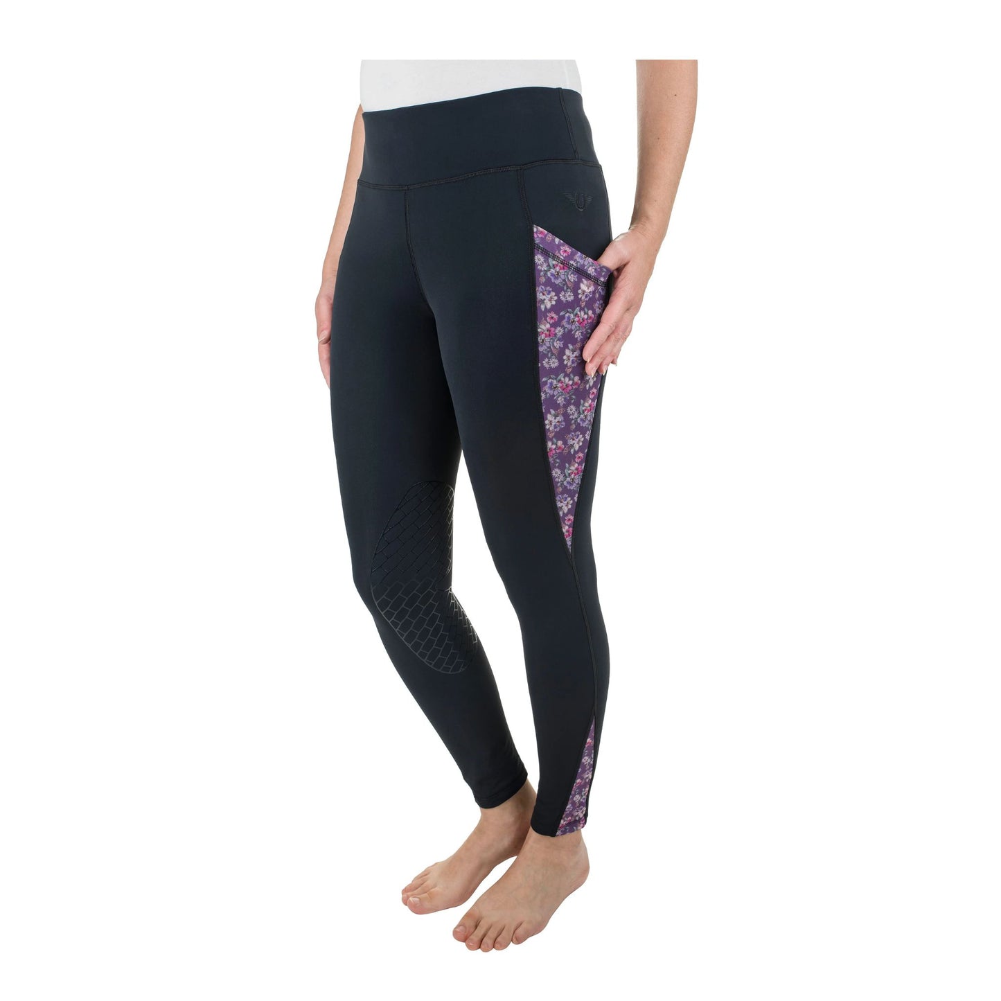 Tuffrider Ladies Minerva 3 Season Printed Knee Patch Tights