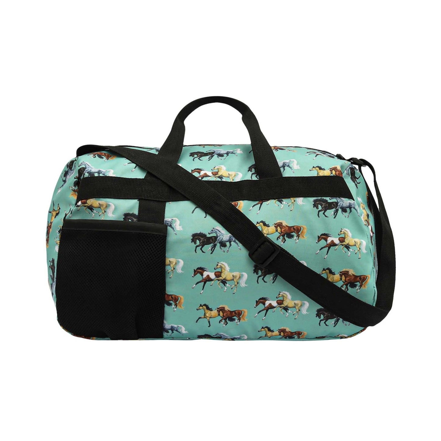 AWST Int'l Lila Horse Pairs Duffel Bag