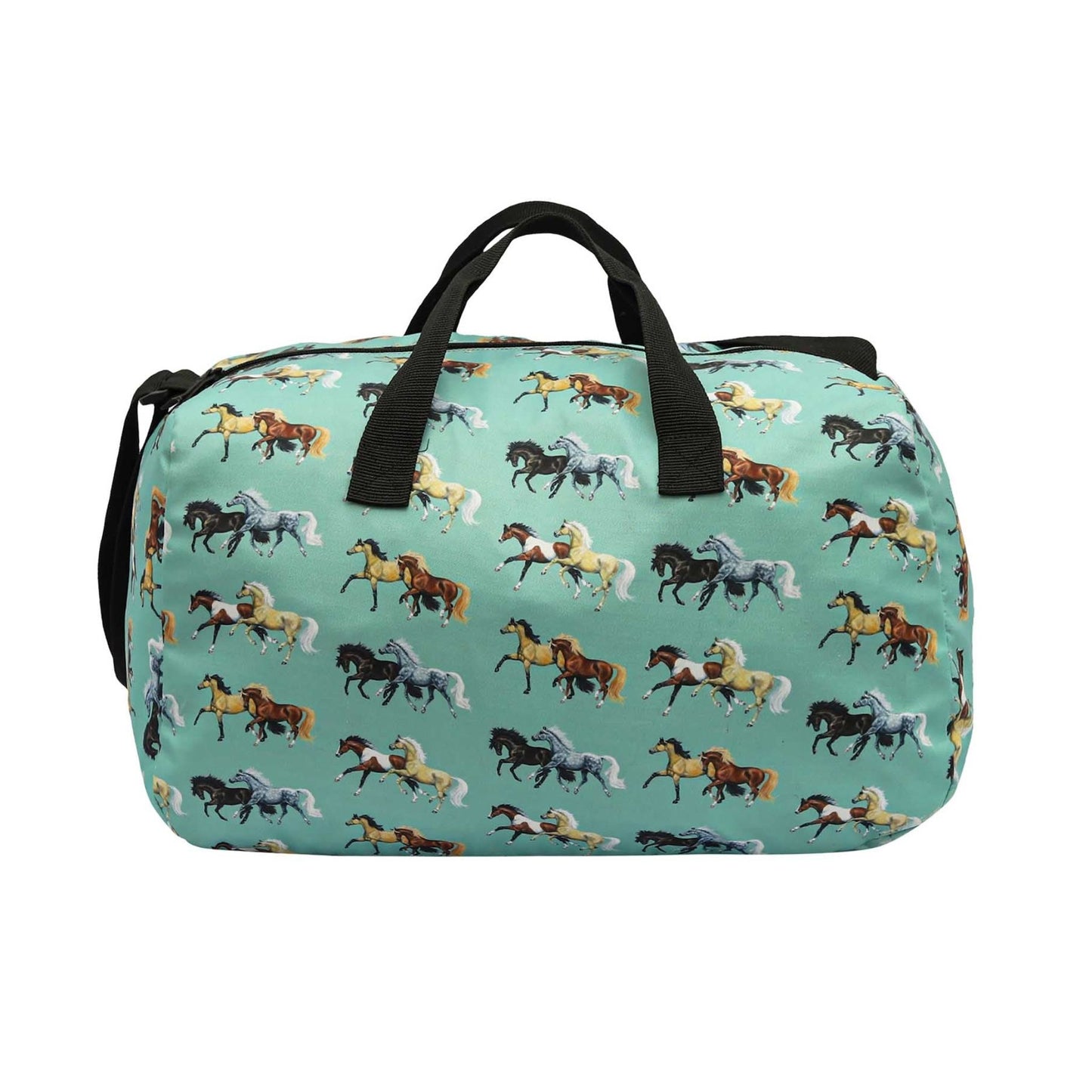 AWST Int'l Lila Horse Pairs Duffel Bag