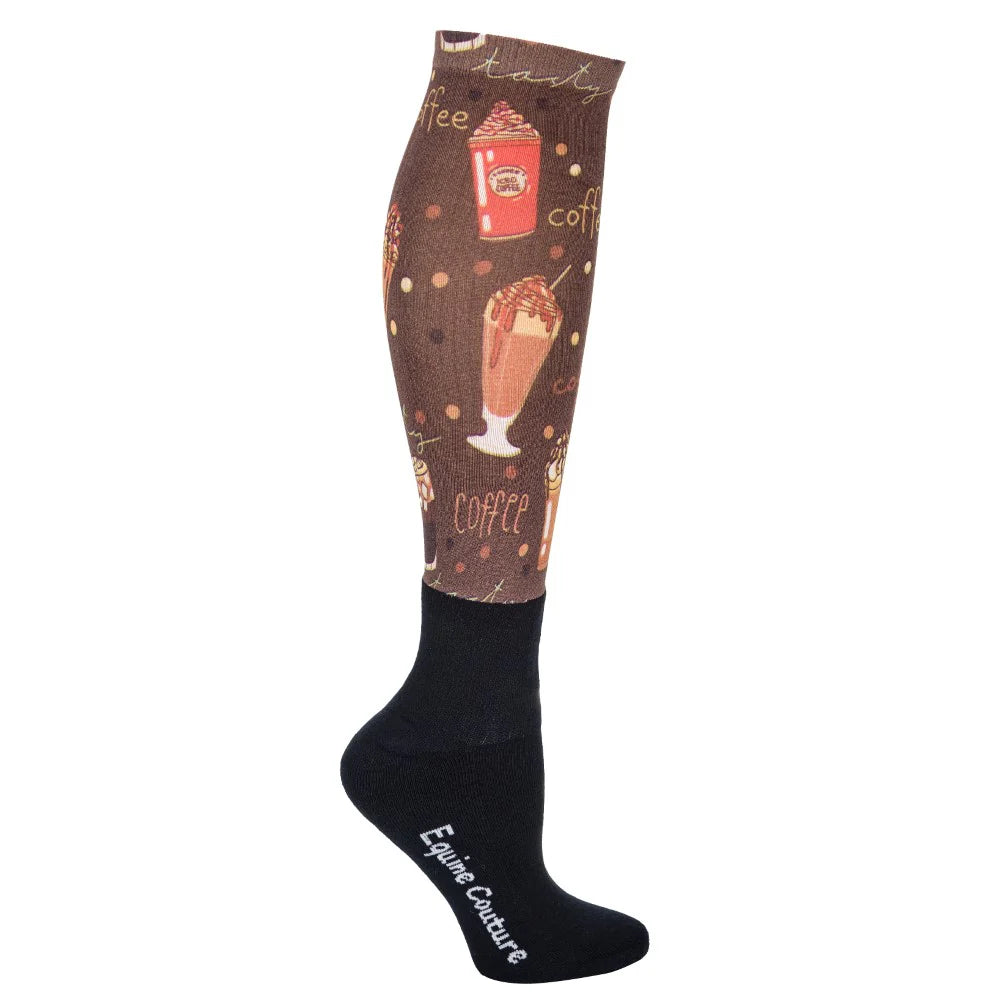 Equine Couture Over-The-Calf Boot Socks - Fun Prints & Cushioned Comfort