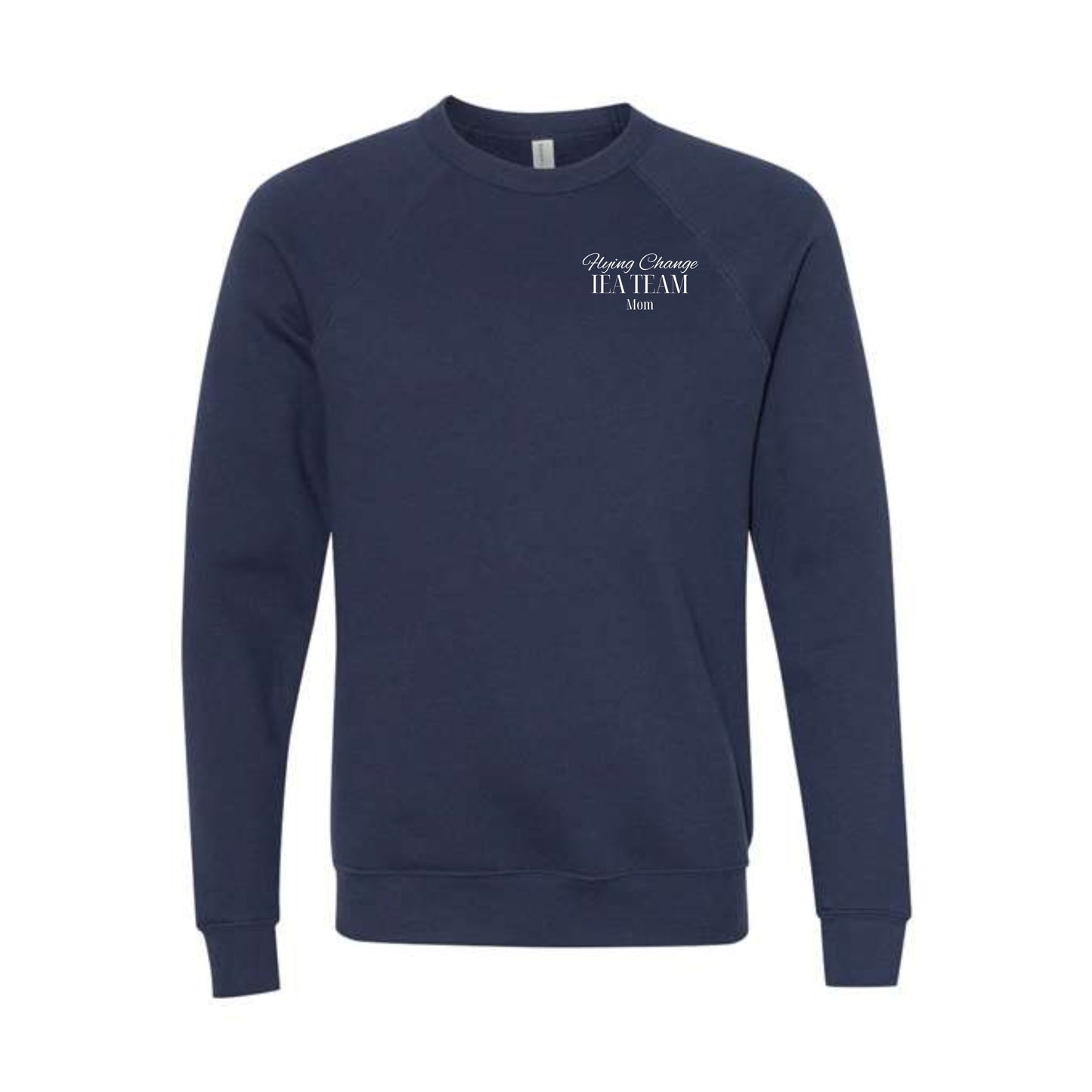 Flying Change Personalized Bella + Canvas ADULT Sponge Fleece Raglan Crewneck Sweatshirt