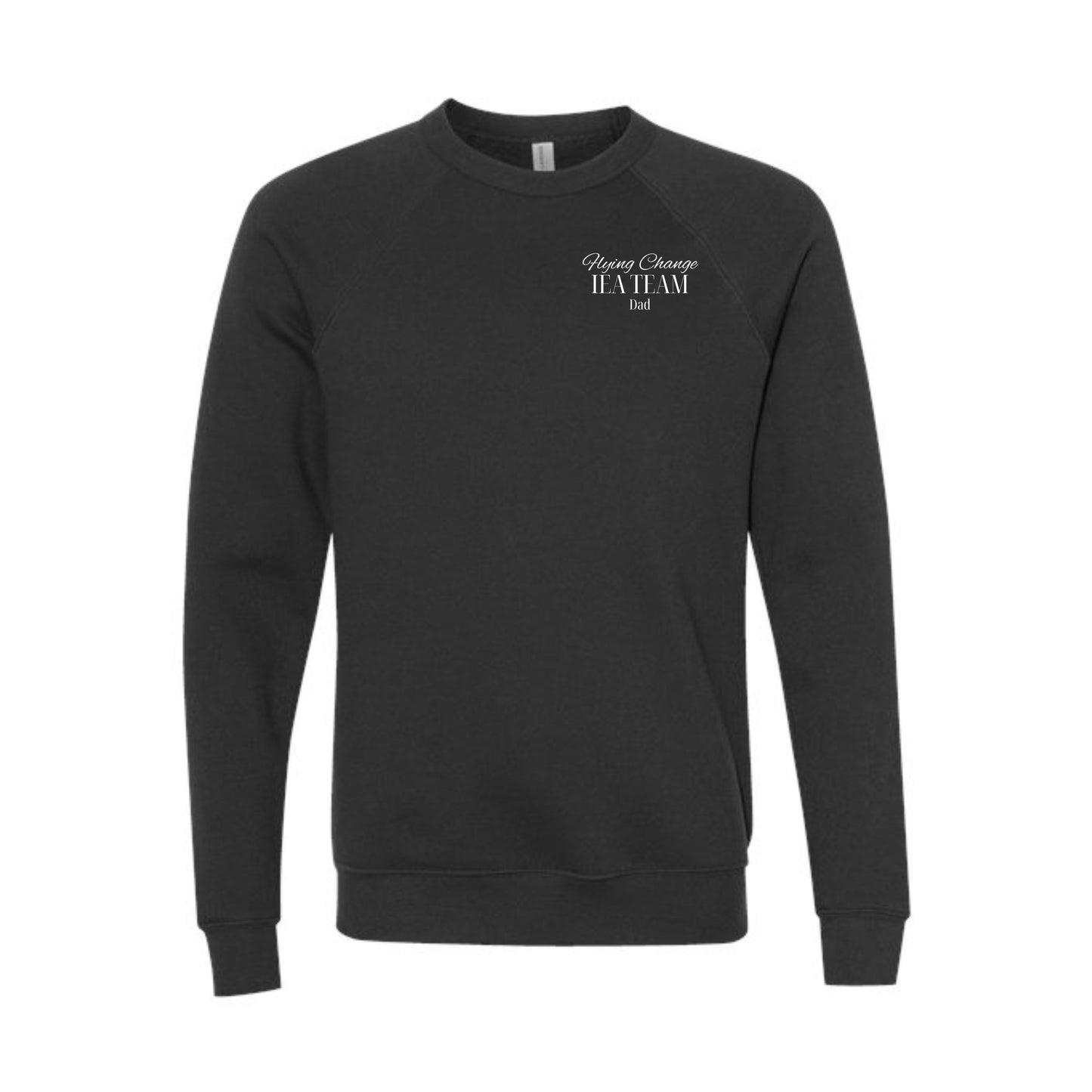 Flying Change Personalized Bella + Canvas ADULT Sponge Fleece Raglan Crewneck Sweatshirt
