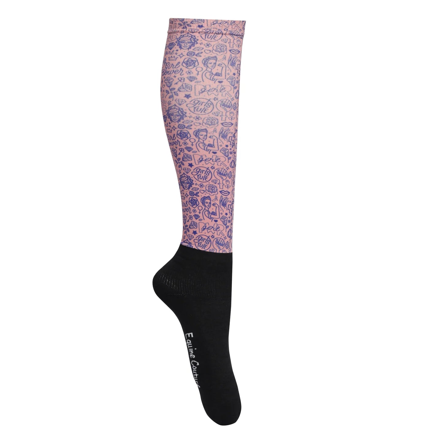Equine Couture Over-The-Calf Boot Socks - Fun Prints & Cushioned Comfort
