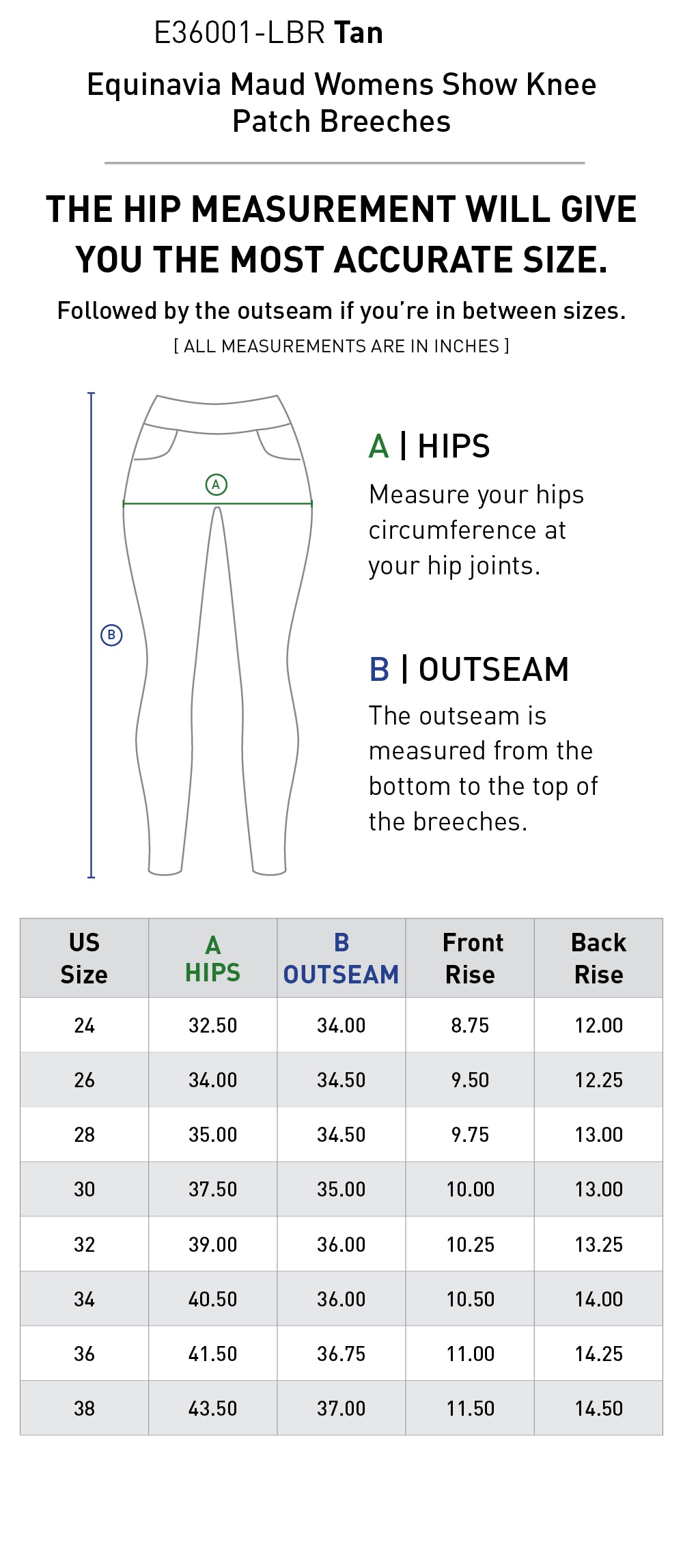 Equinavia Maud Womens Show Knee Patch Breeches