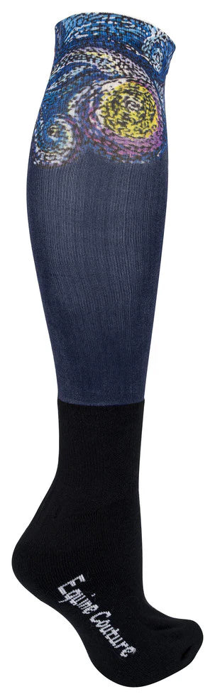 Equine Couture Over-The-Calf Boot Socks - Fun Prints & Cushioned Comfort
