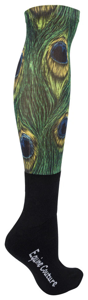 Equine Couture Over-The-Calf Boot Socks - Fun Prints & Cushioned Comfort