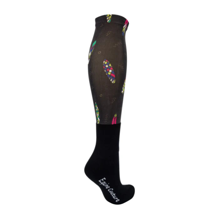 Equine Couture Over-The-Calf Boot Socks - Fun Prints & Cushioned Comfort