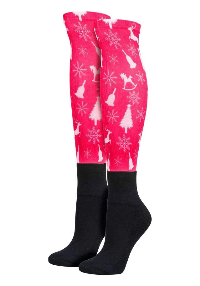 Equine Couture Over-The-Calf Boot Socks - Fun Prints & Cushioned Comfort