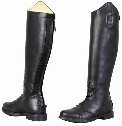TuffRider Children's Baroque Leather Back Zipper Field Boots