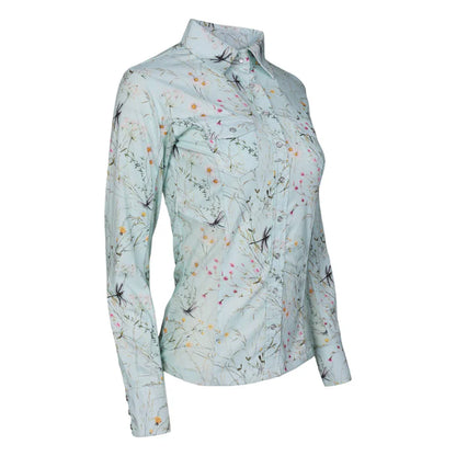 Dapplebay Dragonfly Meadow Button Down Western Shirt