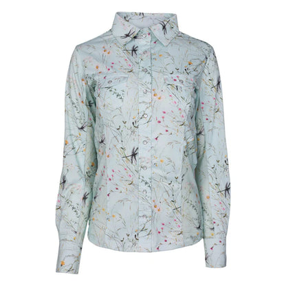 Dapplebay Dragonfly Meadow Button Down Western Shirt