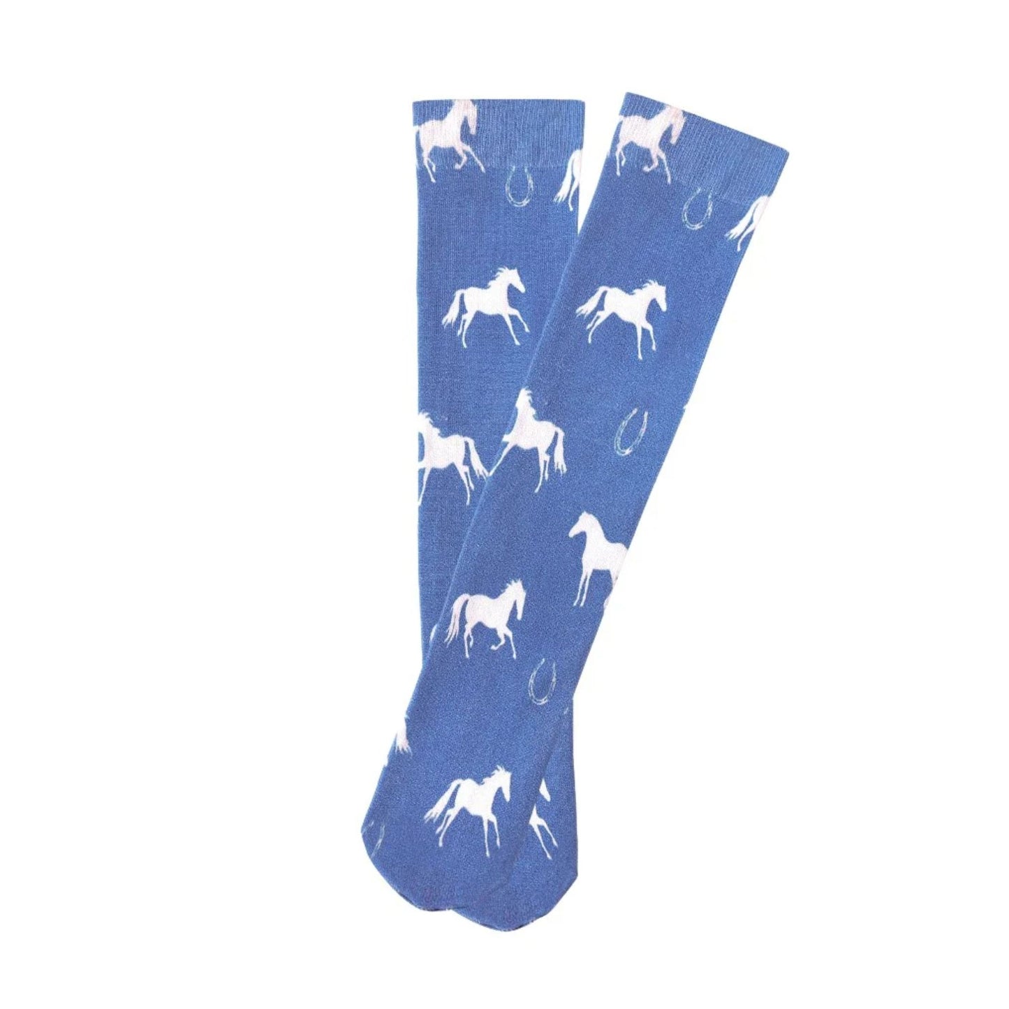 AWST Int'l Children's Lila Horses & Horseshoes Socks