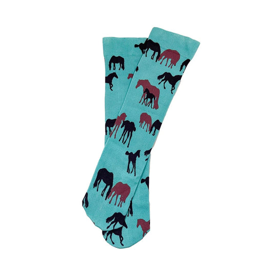 AWST Int'l Children's Lila Mares & Foals Socks