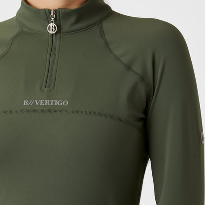 B Vertigo Davina Womens Long Sleeved Quick Dry Training Shirt