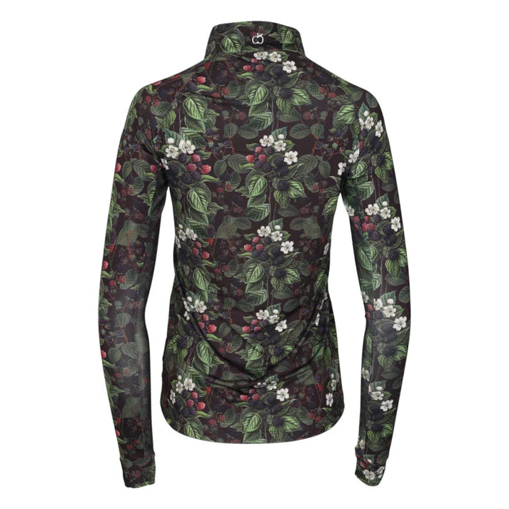 Dapplebay Blackberry Daze 1/4 Zip Riding Top