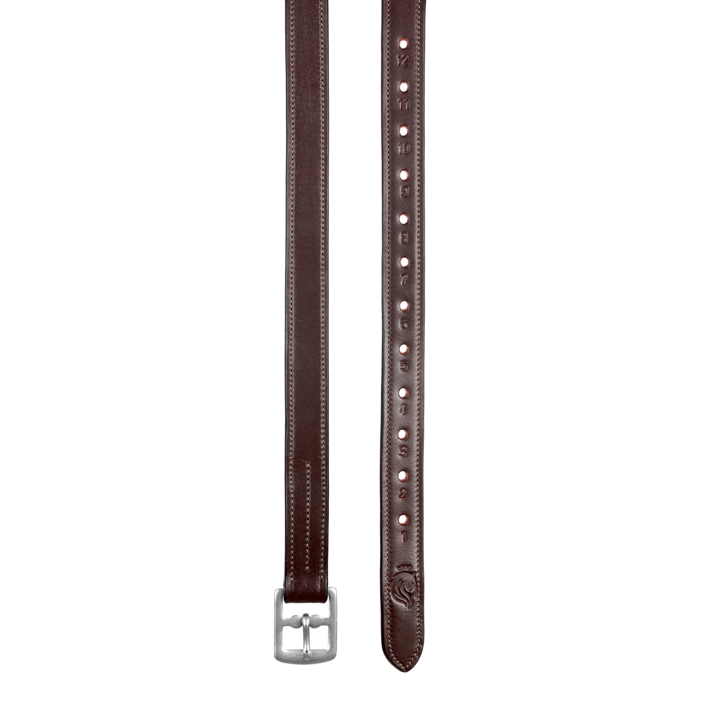 Equinavia Saga Non Stretch Stirrup Leathers - Chocolate Brown