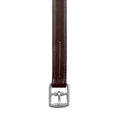 Equinavia Saga Non Stretch Stirrup Leathers - Chocolate Brown