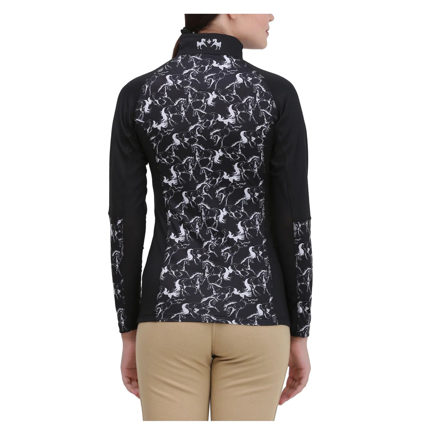 Equine Couture Ladies Printed Long Sleeve Sport Shirt