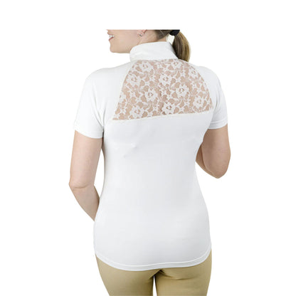 Equine Couture Ladies Magda Lace EquiCool Short Sleeve Show Shirt