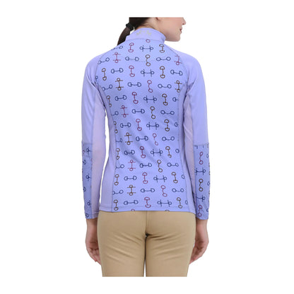 Equine Couture Ladies Printed Long Sleeve Sport Shirt