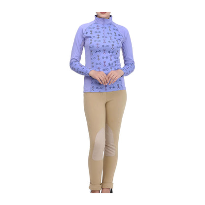 Equine Couture Ladies Printed Long Sleeve Sport Shirt