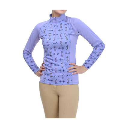 Equine Couture Ladies Printed Long Sleeve Sport Shirt