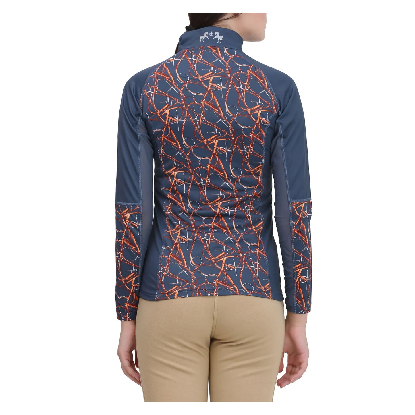 Equine Couture Ladies Printed Long Sleeve Sport Shirt