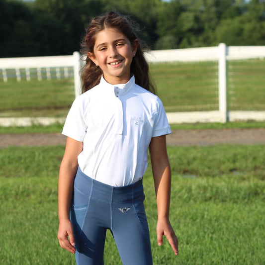 Equine Couture Children's Cara Short Sleeve Show Shirt