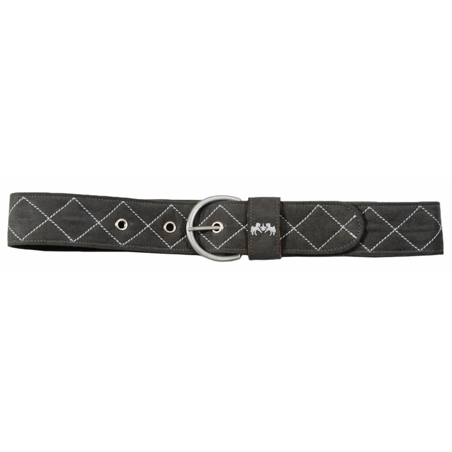 Equine Couture Diamond Quilted Belt With Diagonal Line