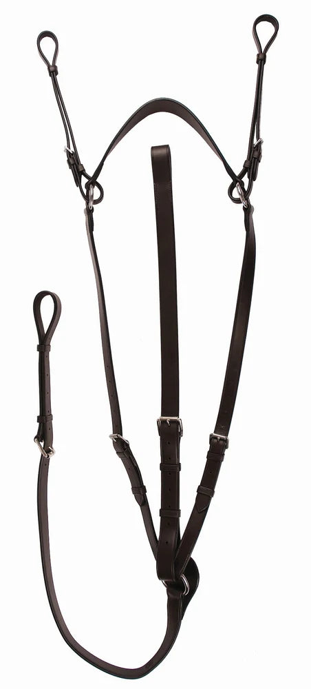 Henri de Rivel Advantage Flat Breastplate Martingale w/ Standing Attachment