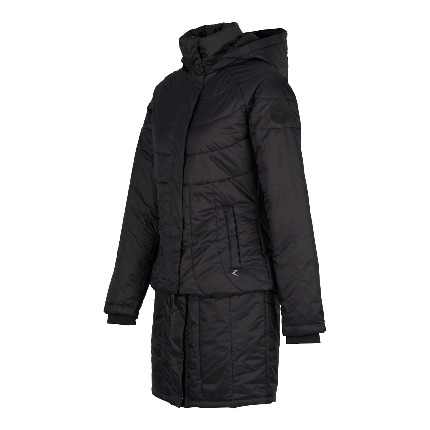 Horze Aurora Womens Padded Parka with Removable Hem