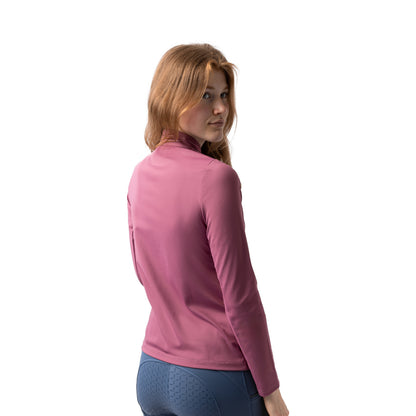 Horze Eloise Womens Quarter Zip Long Sleeve Training Shirt