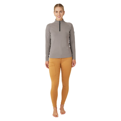 Horze Karla Womens Tech Training Half Zip Shirt