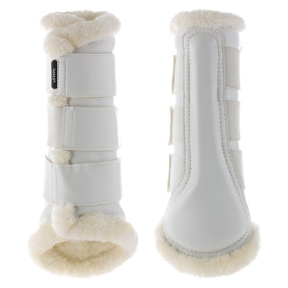Horze Wilton Faux Fur Brushing Boots