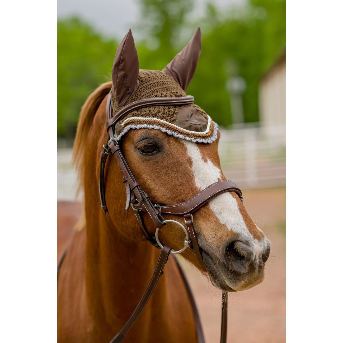 Lettia Shadow Ear Net Fly Bonnet