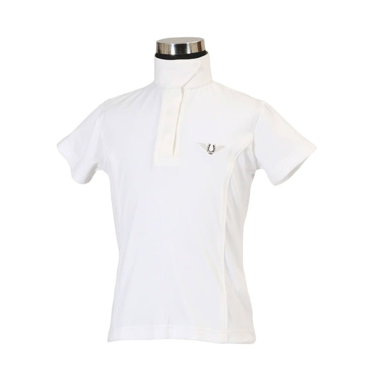 TuffRider Children's Kirby Kwik Dry Short Sleeve Show Shirt