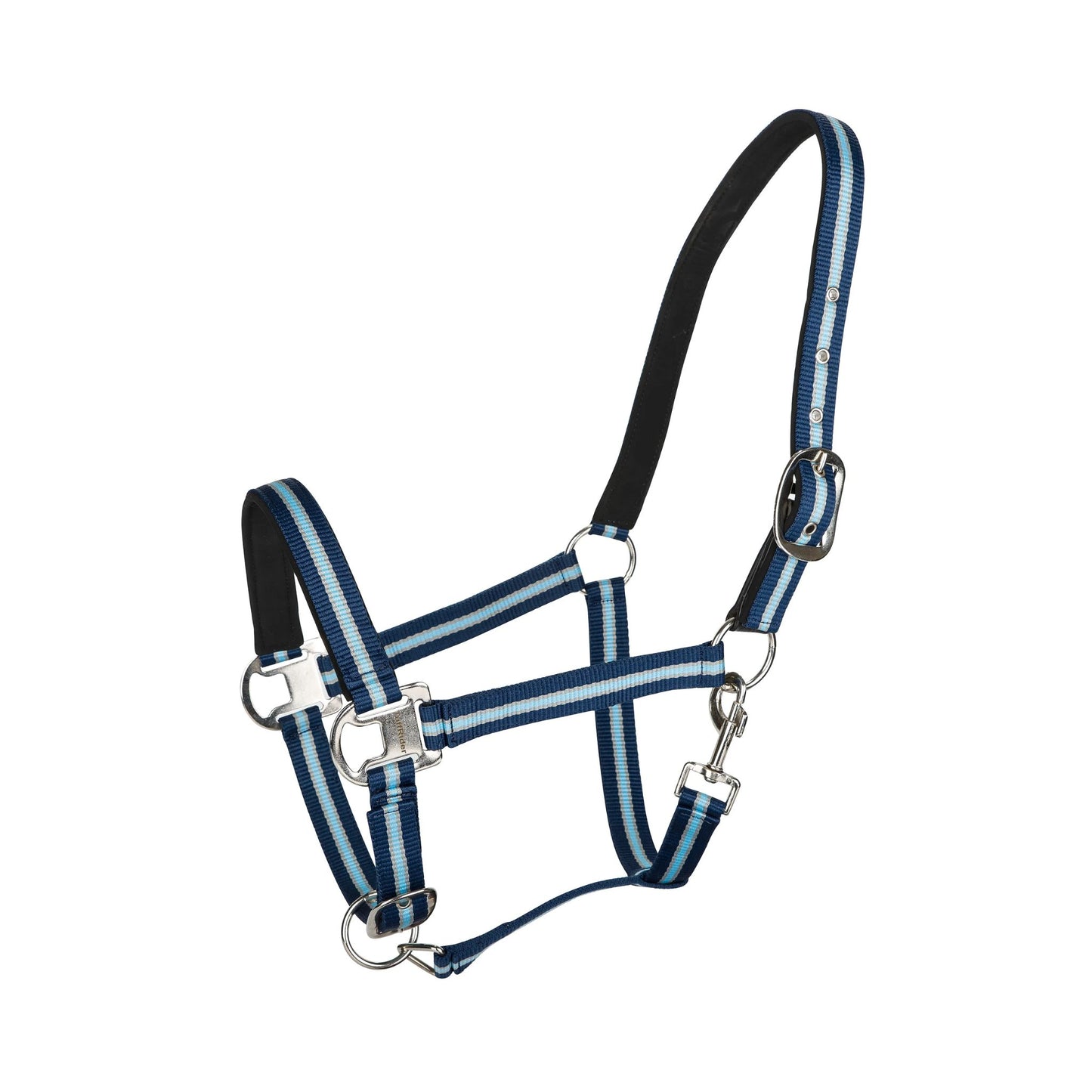 TuffRider Adjustable Nylon Breakaway Halter with Padded Crown and Nickel Hardware