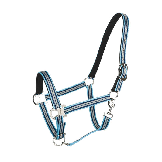 TuffRider Adjustable Nylon Breakaway Halter with Padded Crown and Nickel Hardware