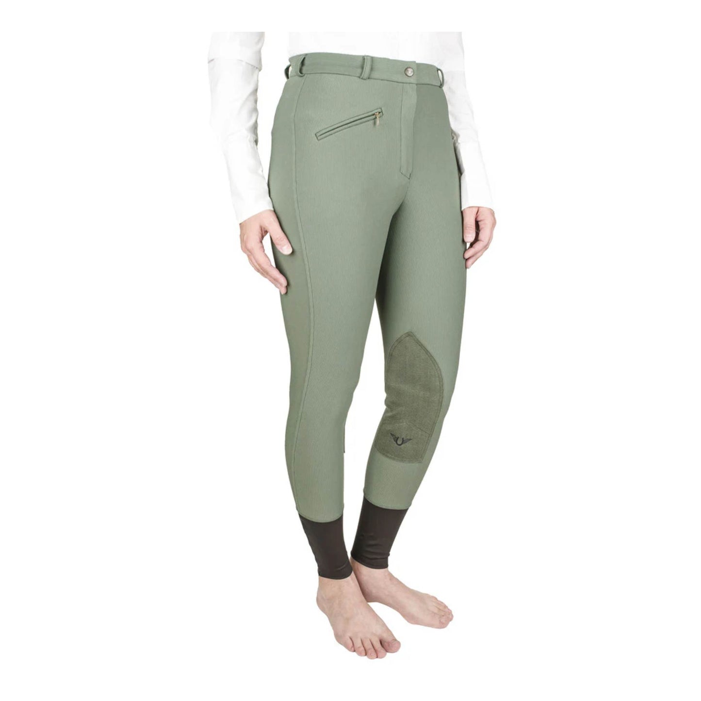 TuffRider Ladies Ribb Knee Patch Breeches