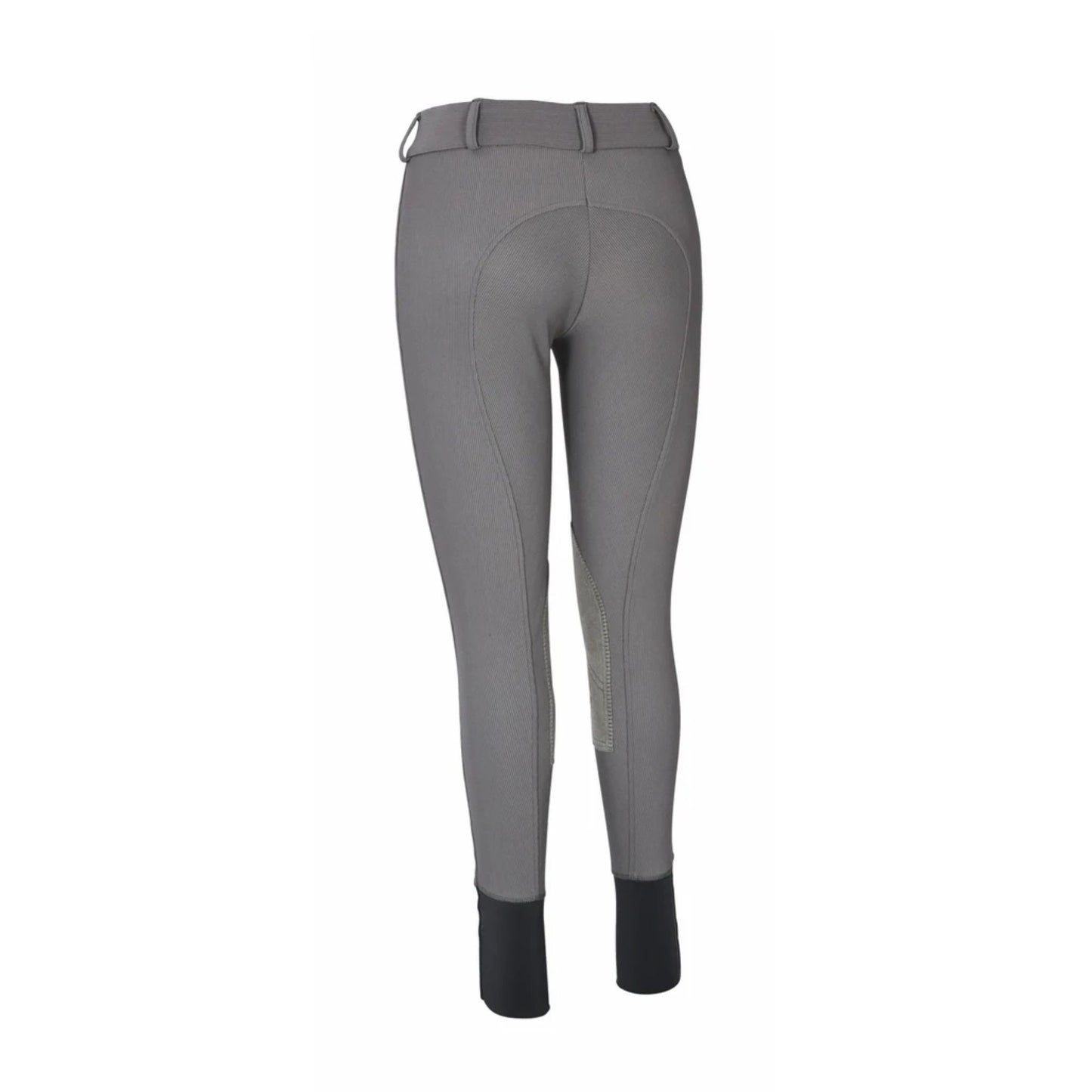 TuffRider Ladies Ribb Lowrise Wide Waistband Knee Patch Breeches