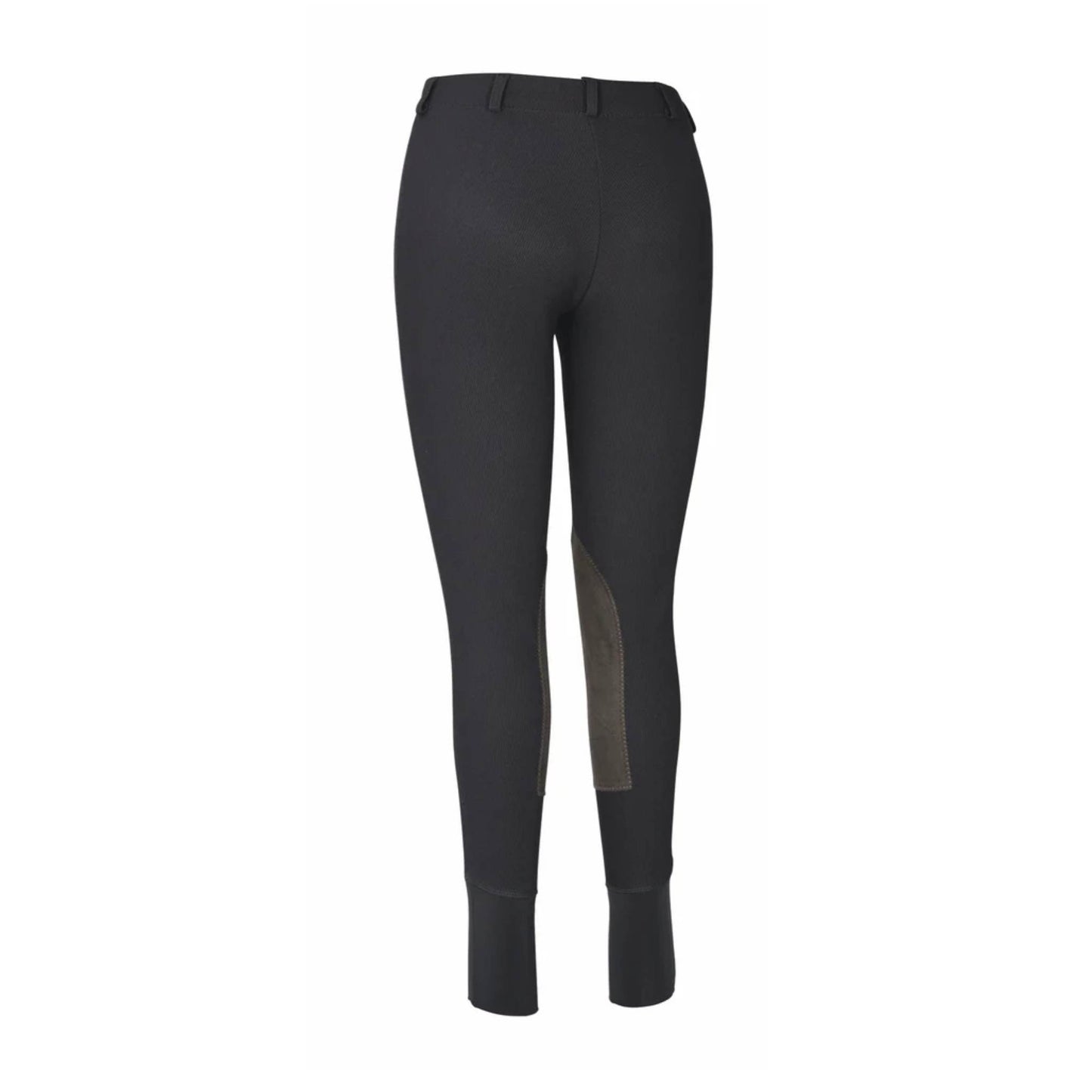 TuffRider Ladies Ribb Lowrise Pull-On Knee Patch Breeches