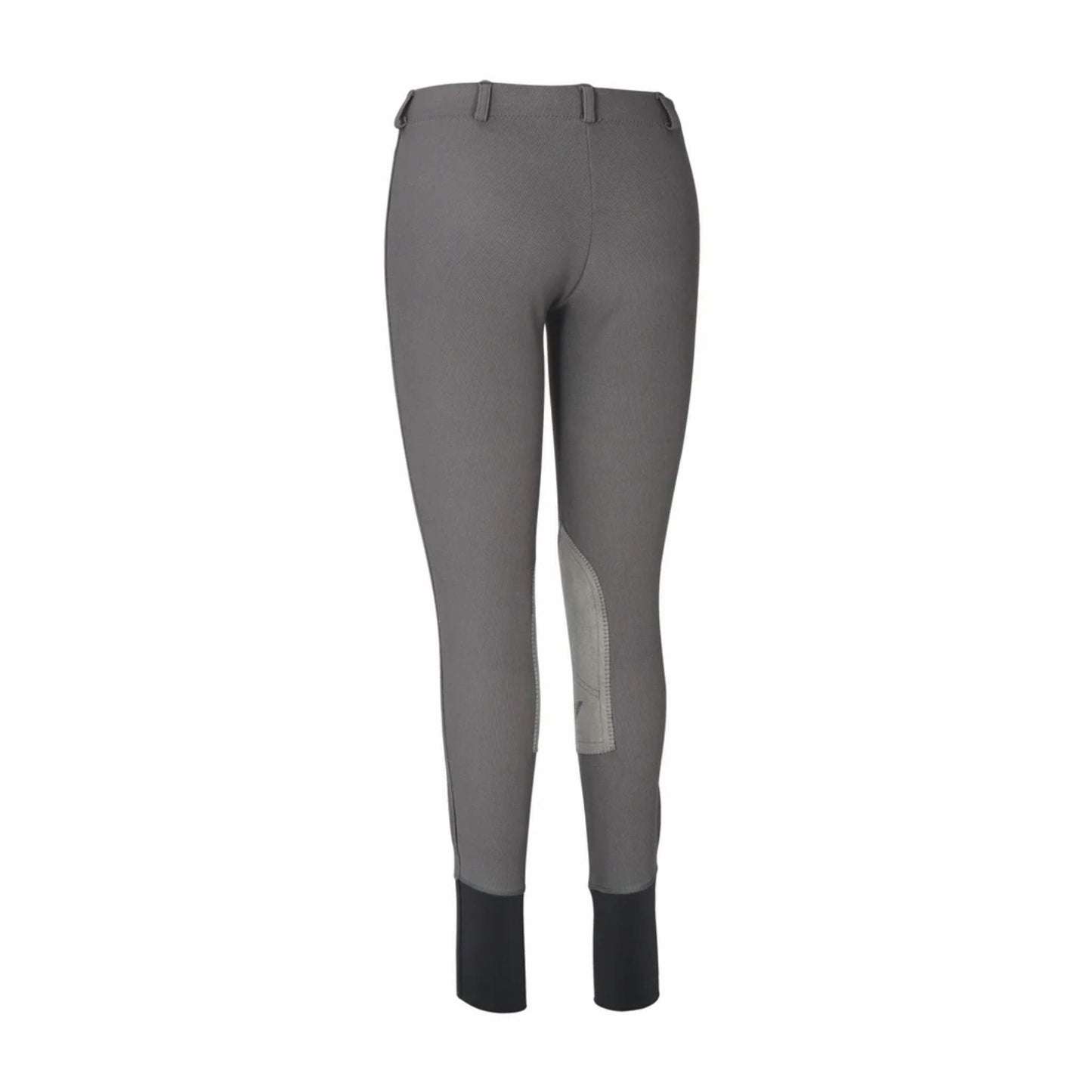 TuffRider Ladies Ribb Lowrise Pull-On Knee Patch Breeches