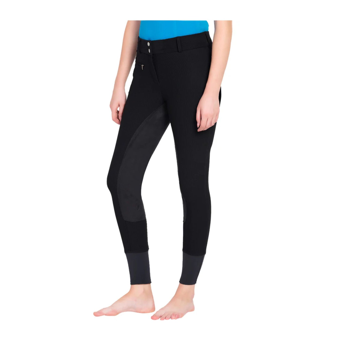 TuffRider Ladies Ribb Low Rise Wide Waistband Full Seat Breeches